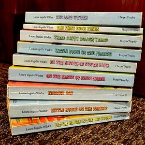 Little House on the Prarie 9 book set/ vintage paperback in GUC